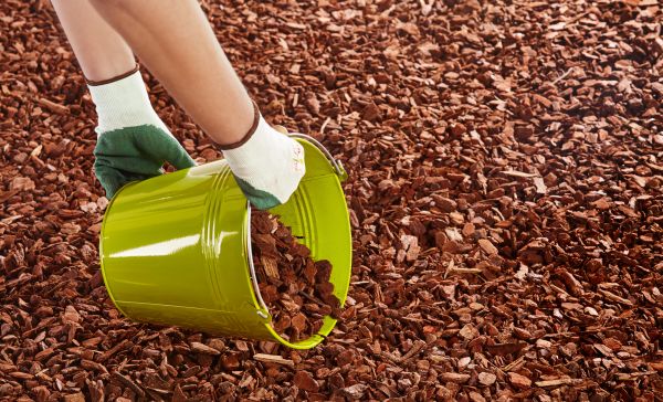 Wood Chip Landscaping in La Crosse